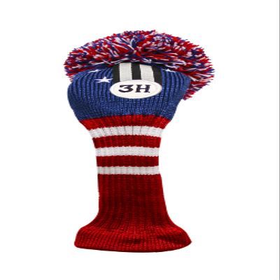 IZZO Vintage Hybrid Headcover, Patriot USA, Red, White, Blue