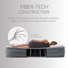 Intex PremAire I Fiber-Tech Elevated Dura Beam Technology Home Air Mattress Bed with Electric Built-in Pump, Full view 3