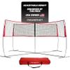 PowerNet Four Square Volleyball Net, 4-Sided Outdoor Net for Backyard Games, Park or Beach, Volleyball Training Equipment (Standalone) view 1