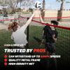 PowerNet Four Square Volleyball Net, 4-Sided Outdoor Net for Backyard Games, Park or Beach, Volleyball Training Equipment (Standalone) view 2