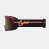 Giro Index OTG Adult Snow Goggles - Pink Neon Lights Strap with Amber Rose Lens (2021) view 2