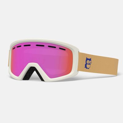 Giro Rev Youth Snow Goggles - Harvest Namuk Strap with Amber Pink Lens (2021)