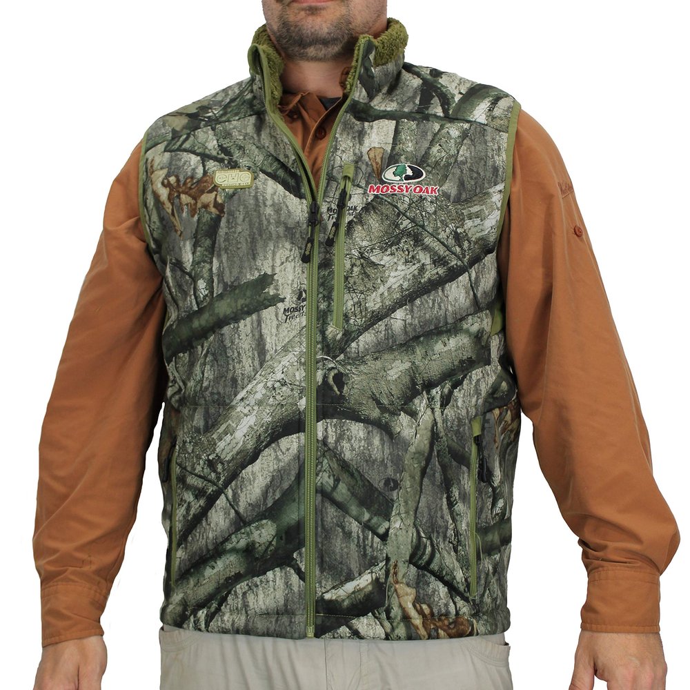 EHG Elite Blackburn Berber Fleece Lined Camo Hunting Vest (MO Treestand, Large)