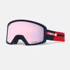 Giro Blok Ski Goggles - Snowboard Goggles for Men & Youth - Red Midnight Podium Strap with Vivid Apex Lens view 1