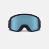 Giro Blok Ski Goggles - Snowboard Goggles for Men & Youth - Red Midnight Podium Strap with Vivid Royal Lens view 3