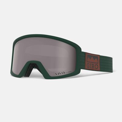 Giro Blok Ski Goggles - Snowboard Goggles for Men & Youth - Well Green Alps Strap with Vivid Onyx Lens