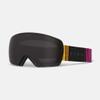 Giro Eave Womens Snow Goggles - Pink Yellow Lines Strap with Vivid Smoke/Vivid Infrared Lenses view 1
