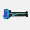 Giro Grade Youth Snow Goggles - Blue Neon Lights Strap with Grey Cobalt Lens (2021) view 2