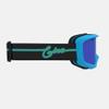 Giro Grade Youth Snow Goggles - Blue Neon Lights Strap with Grey Cobalt Lens (2021) view 3