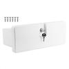 Five Oceans Boat Glove Box, Lockable with 2 Keys, High-Impact and UV-Resistant White ABS Palstic - FO2894 view 1