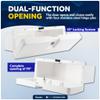 Five Oceans Boat Glove Box, Lockable with 2 Keys, High-Impact and UV-Resistant White ABS Palstic - FO2894 view 4