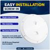 Five Oceans 5" Boat Hatch, Marine Access Hatch, Round Inspection Deck Plate Hatch with Detachable Cover, UV Resistant ABS Off-White Plastic, for Pontoon, Fishing Boat, Bass Boat, Sailboat - FO4474 view 4