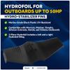 Five Oceans Hydrofoil for Outboard Motor, Hydro-Stabilizer Fins for Outboards and Stern Drive Up to 50HP, Black - FO4470 view 2