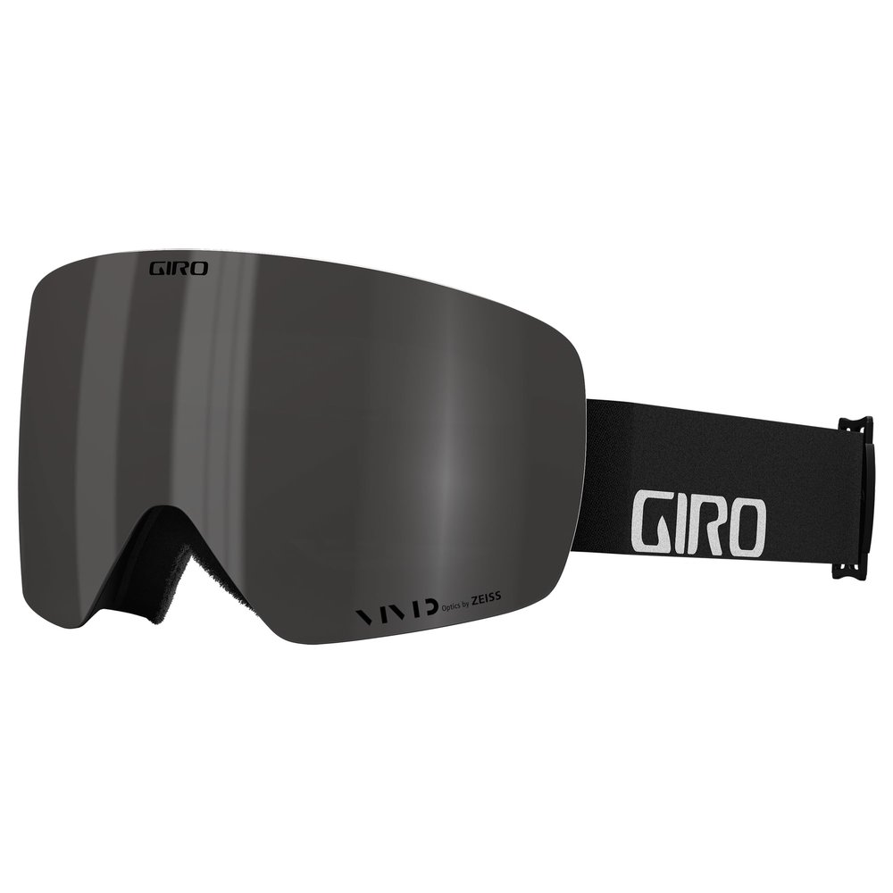 Giro Contour Adult Snow Goggle - Black Wordmark Strap with VIVID Smoke/VIVID Infrared Lenses