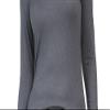 32 Degrees Women's Cozy Heat Underwear Top (XXL, Heather Charcoal) view 3