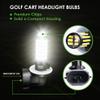 10L0L 881 Golf Cart Headlight Bulb Lights for EZGO Club Car DS Precedent, Super Bright Fog Light Bulbs Golf Cart Light Kit White Must Input 12V- Pack of 2 view 3