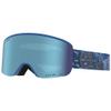 Giro Axis Ski Goggles - Snowboard Goggles for Men - Blue Neon Lights Strap with Vivid Emerald/Vivid Infrared Lenses view 1