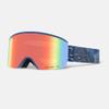 Giro Axis Ski Goggles - Snowboard Goggles for Men - Blue Neon Lights Strap with Vivid Emerald/Vivid Infrared Lenses view 3