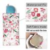 WOW DING 3 PACK Sunglasses Case, Eyeglasses Pouch for Women, Portable Leather Soft Glasses Cases with Cleaning Cloth view 4