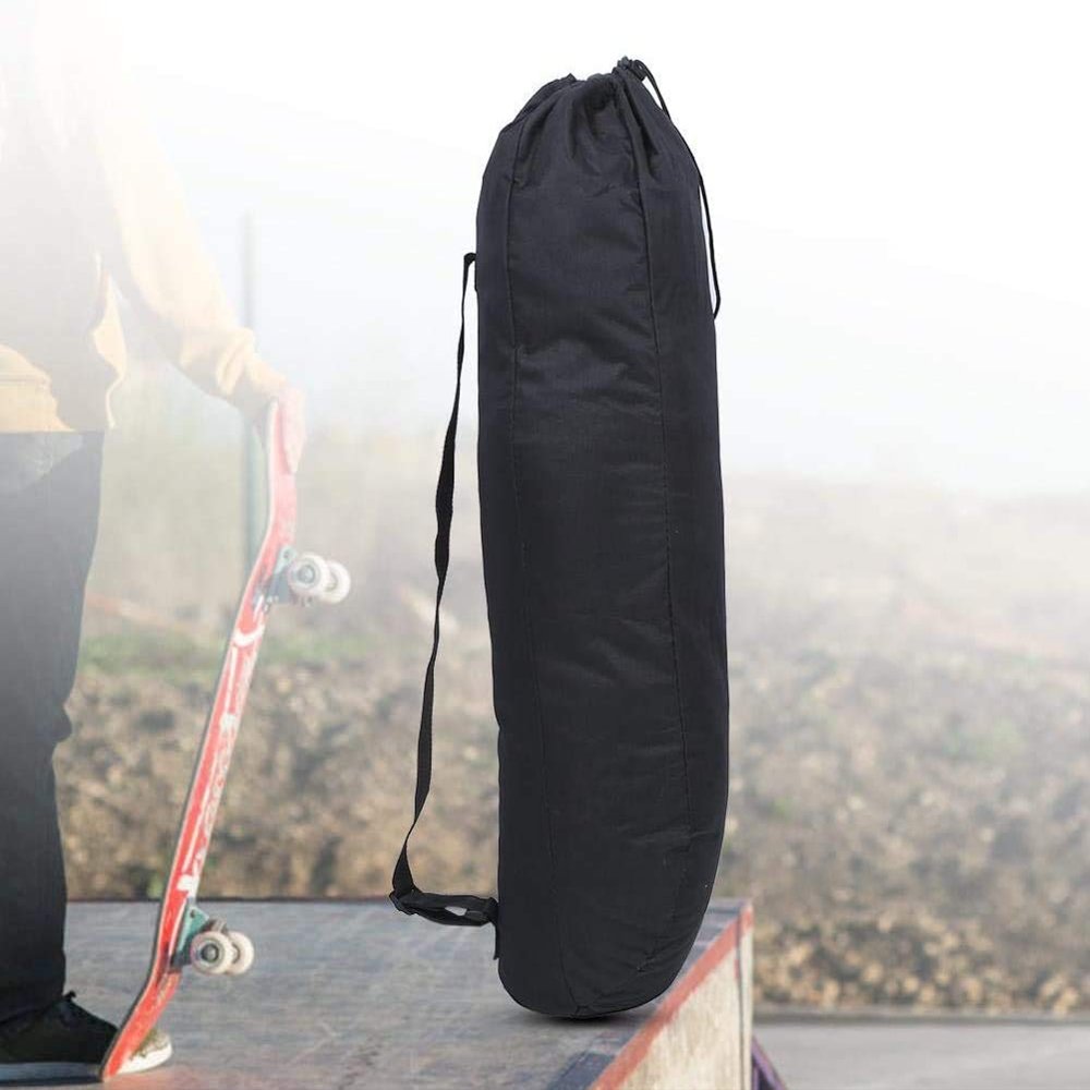 Skateboard Bag, Adjustable Belt Thick Oxford Cloth Skateboard Bag Waterproof Skateboarding Backpack Bags Portable and Lightweight for Most Skateboard Replacement Accessories(MS2109)