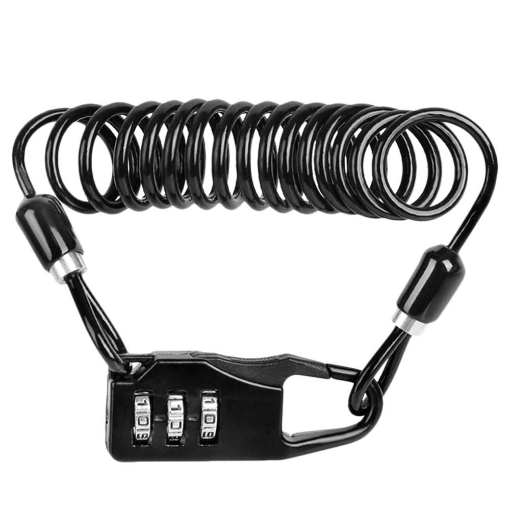 BESPORTBLE Bike Chain Lock, Black, Combination Lock, Keyless