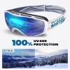 OutdoorMaster Ski Goggles with Cover Snowboard Snow Goggles OTG Anti-Fog for Youth Teenager, Vlt 19.31% view 4