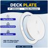 Five Oceans 4" Boat Hatch, Marine Access Hatch, Round Inspection Deck Plate Hatch with Detachable Cover, UV Resistant ABS Off-White Plastic, for Pontoon, Fishing Boat, Bass Boat, Sailboat - FO4473 view 2
