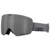 Giro Contour Ski Goggles - Snowboard Goggles for Men & Women - Grey Wordmark Strap with Vivid Onyx/Vivid Infrared Lenses view 1