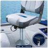 Five Oceans Boat Seat Pedestals, Fixed Height 12 Inches, 360 Degree Seat Base Rotation, Marine-Grade Aluminum, for Pontoon, Fishing, Sport Boats - FO4477 view 3
