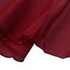 QinCiao Kids Children Girls Classic Sheer Ballet Skirt Wrap Chiffon Over Scarf Pull-On Tutu Skirts Burgundy 4-6 view 4