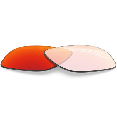 BLAZERBUCK Anti-salt Replacement Lenses for Oakley Straight Jacket 2007 - Clear Red Photochromic