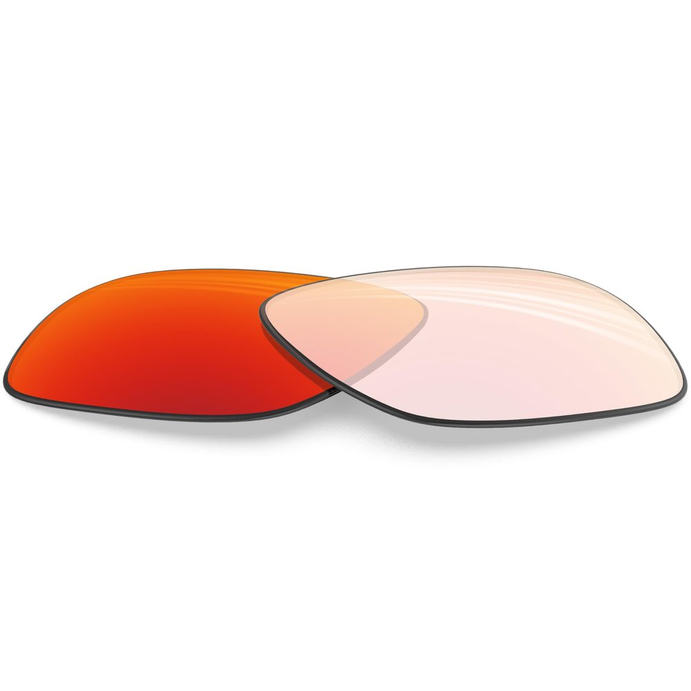 BLAZERBUCK Anti-salt Replacement Lenses for Oakley Straight Jacket 2007 - Clear Red Photochromic