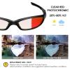 BLAZERBUCK Anti-salt Replacement Lenses for Oakley Straight Jacket 2007 - Clear Red Photochromic view 3