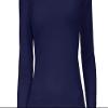 32 Degrees Women's Cozy Heat Underwear Top (Medium, Stormy Night) view 3