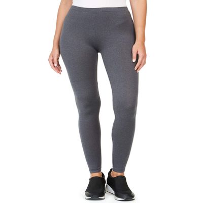 32 DEGREES Heat Womens Comfy Cozy Leggings Gray XXL