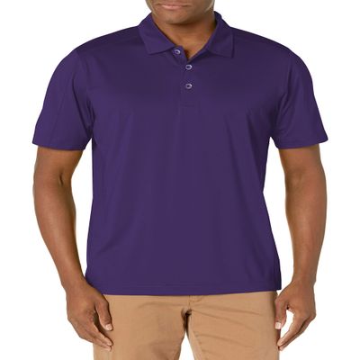Cutter & Buck Men's Polo, College Purple, XXL