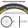 (2 Pack) CalPalmy 29" x 1.75/1.95/2.125" Road and Mountain Bike Replacement Inner Tubes - Inner Tubes with 32mm Schrader Valve for Kent, Royce Union, and Schwinn Bikes view 2