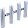 Wall-Mounted Aluminium Fishing Rod Holder for Boat, 4 Tube Linked Fishing Rod Rack , Holds 4 Rods, 4 Fishing Pole Holders for Marine Boat Yacht Truck view 3