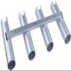Wall-Mounted Aluminium Fishing Rod Holder for Boat, 4 Tube Linked Fishing Rod Rack , Holds 4 Rods, 4 Fishing Pole Holders for Marine Boat Yacht Truck view 4