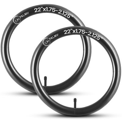 22" x 1.75/1.95/2.125 Bike Replacement Inner Tubes with Schrader Valve 32mm for Road/Mountain Bikes (2 Inner Tubes)