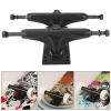 2 Pack 4-8 Inch Black Aluminum Alloy Skateboard Trucks, Longboard Skateboard Trucks Surf Skate Trucks Skateboard Tool view 3