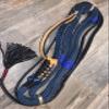 EPT Bull Ropes Navy Blue Nylon on Black Poly Pro 9x7 Right Hand 3/4" x 3/4" Rodeo Riding 16' view 2