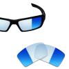 BLAZERBUCK Anti-salt Replacement Lenses for Oakley Eyepatch 2 OO9136/Eyepatch 1 - Clear Blue Photochromic view 2