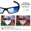 BLAZERBUCK Anti-salt Replacement Lenses for Oakley Eyepatch 2 OO9136/Eyepatch 1 - Clear Blue Photochromic view 3