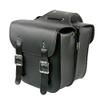 SENQI Retro Bicycle Rack Bag Leather Rear Rack Bike Bags Robust Rear Seatpost Bag for Retro Bicycle Saddle Rack Accessories(Black) view 1