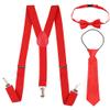 Trimming Shop Braces Bow Tie Necktie Set, 12-16 Years Kids Clip - On Suspender Y Shape view 1