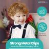 Trimming Shop Kids Bow Tie Suspender Sets, Elasticated Clip on Braces for Childrens, 25mm Wide view 4