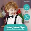 Trimming Shop Kids Braces Bow Tie Necktie Set, 12-16 Years Children's Adjustable Elasticated Unisex Clip - On Suspender Y Shape, 25mm Wide view 4