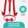 Kids Bow Tie Suspender Sets, Elasticated Clip on Braces for Childrens, 25mm Wide view 3
