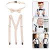Kids Bow Tie Suspender Sets, Elasticated Clip on Braces for Childrens, 25mm Wide view 3